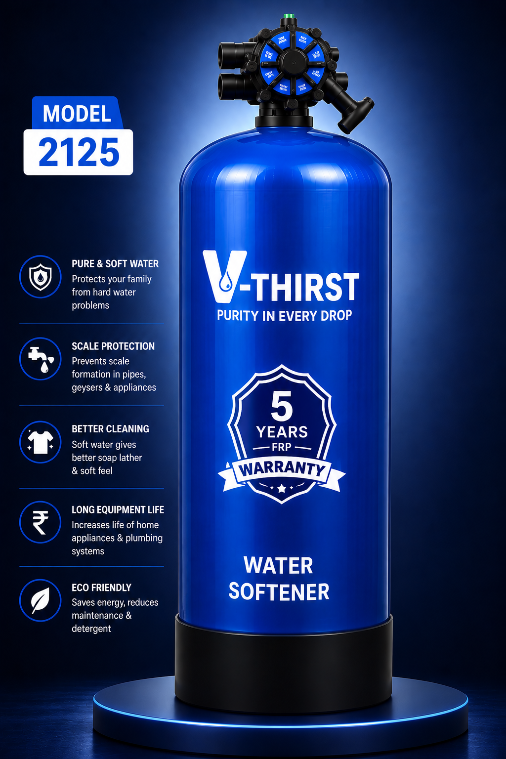V-Thirst Water Softener 2125 (Manual)