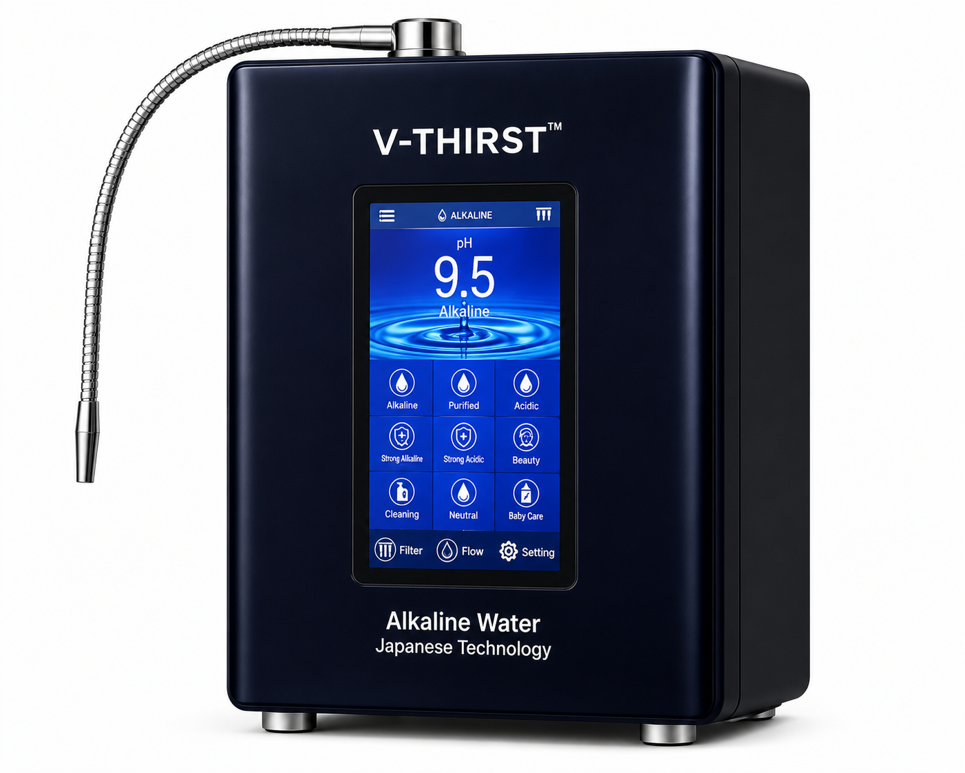 V-THIRST IR-Series Kenjan Alkaline Water Ionizer
