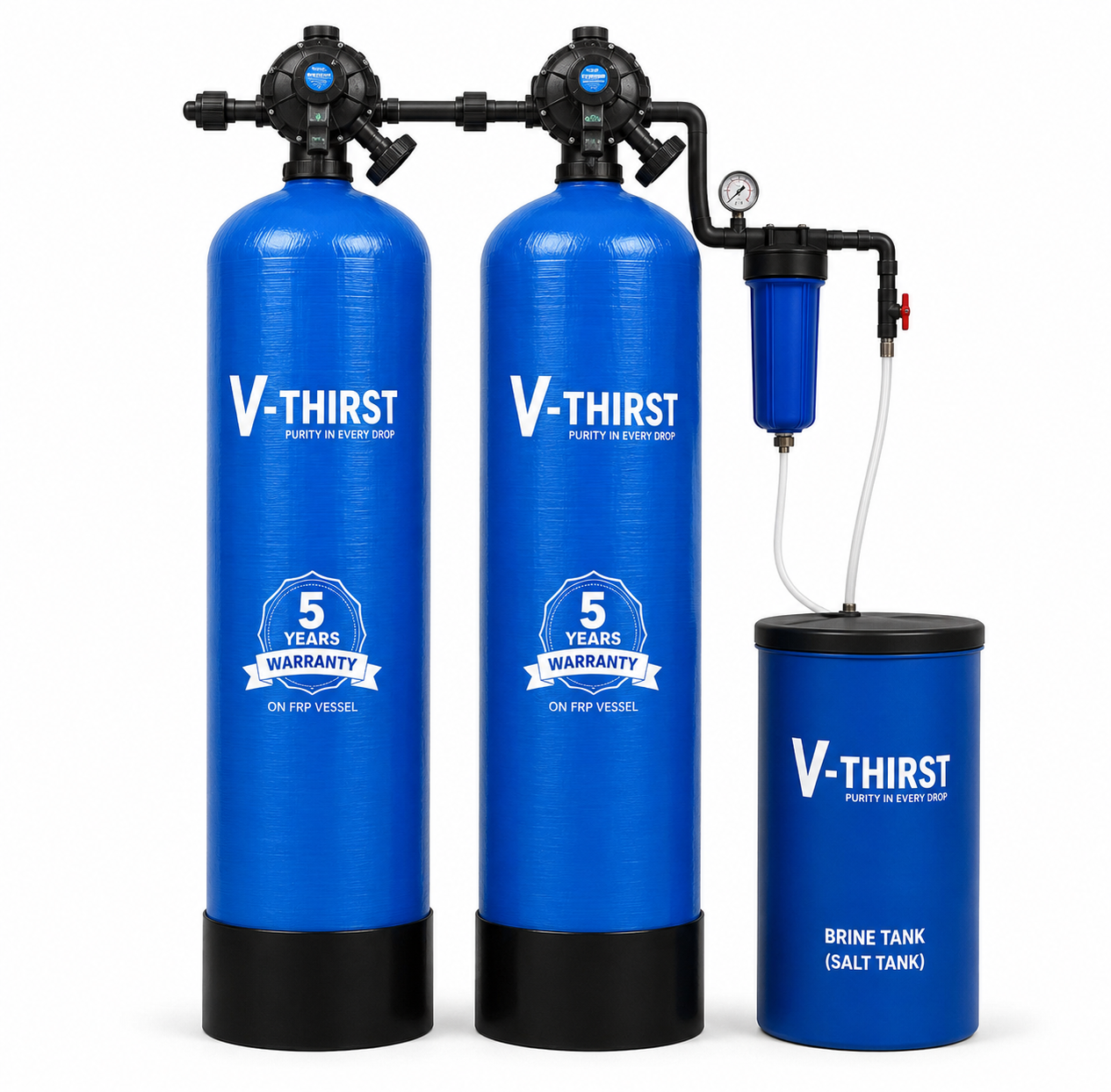 V-Thirst Manual Water Softener (Double Vessel) 2472