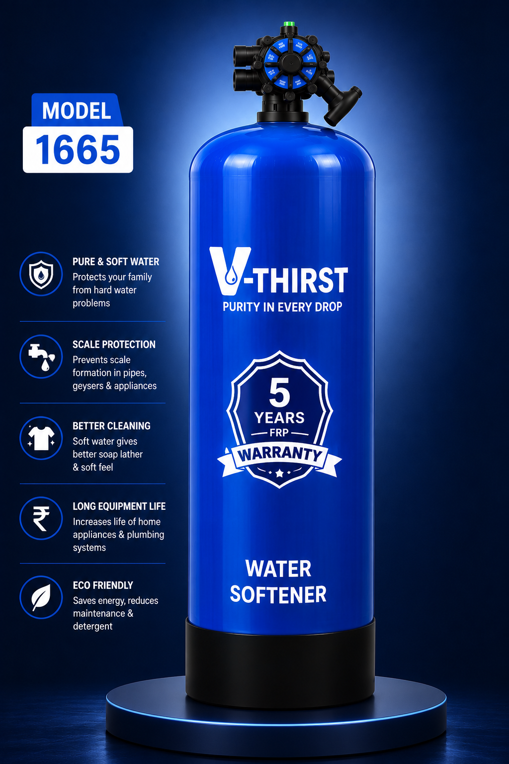 V-Thirst Water Softener 1665 (Manual)