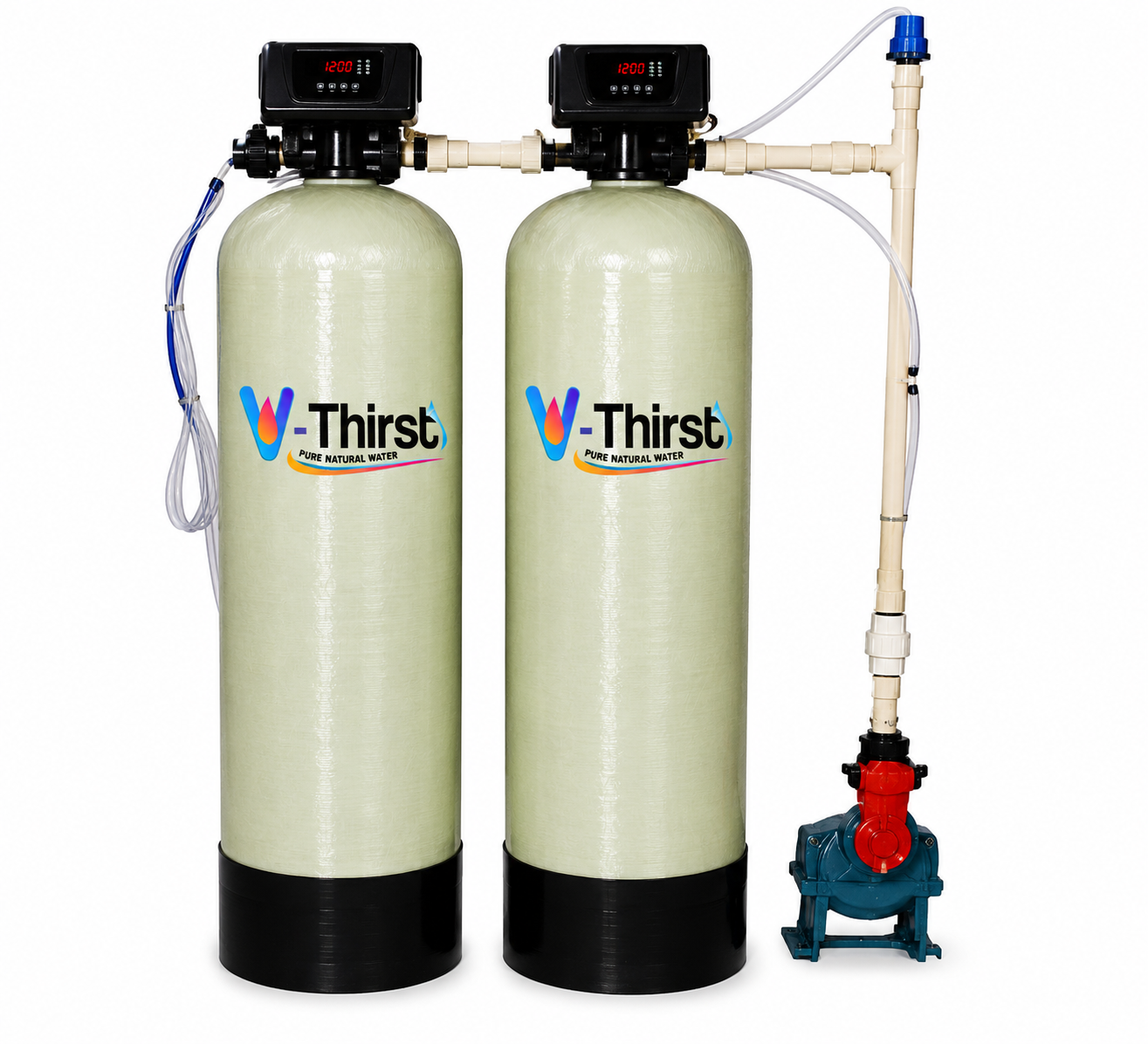 V-Thirst Automatic Water Softener (Double Vessel) 2250