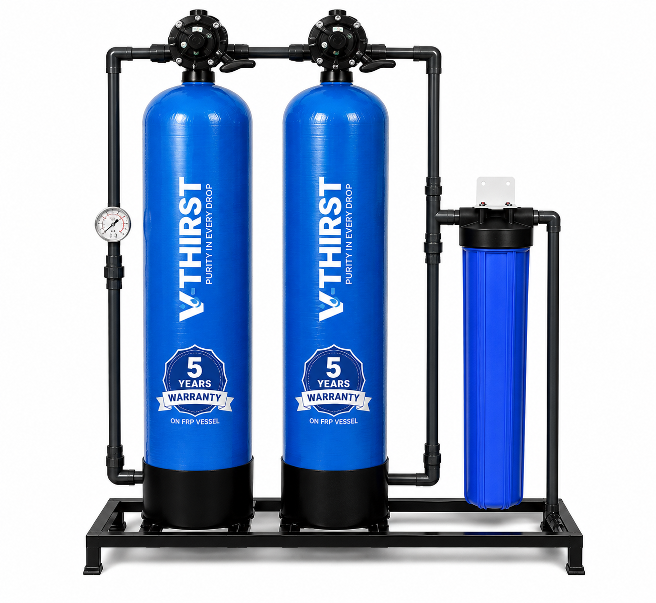 V-Thirst Manual Water Softener (Double Vessel) 1354